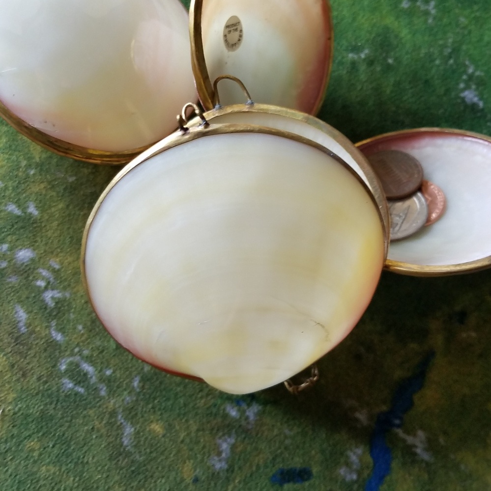 Clam ♻️ Shell Coin Purse - Picture 2 of 5